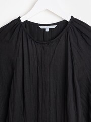 Oliver Bonas Black Collarless Wide Leg Jumpsuit - Image 7 of 9
