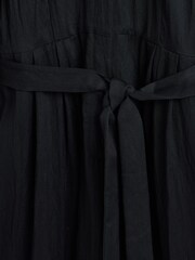 Oliver Bonas Black Collarless Wide Leg Jumpsuit - Image 9 of 9