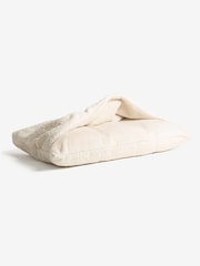 Lords and Labradors Ivory Boucle Sleepy Burrows Dog Bed - Image 4 of 4