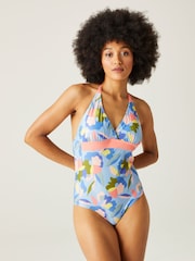 Azul claro - Regatta Womens Flavia Costume II Swimsuit - Imagen 1 de 9