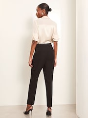 Lipsy Black Pocket Detail Tapered Trousers - Image 3 of 3