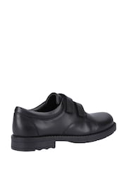Hush Puppies Senior Barry Black Shoes - Image 3 of 4