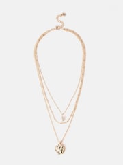 Mint Velvet Gold Tone Layered Necklace - Image 2 of 3