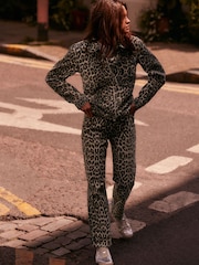 Leopard Print 100% Cotton Boxy Denim Jacket - Image 2 of 8