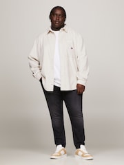 Tommy Jeans Natural Relax Corduroy 100% Cotton Shirt - Image 1 of 9
