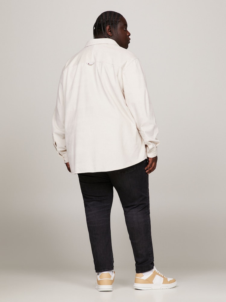 Tommy Jeans Natural Relax Corduroy 100% Cotton Shirt - Image 2 of 9 Tommy Jeans Natural Relax Corduroy 100% Cotton Shirt - Image 2 of 9