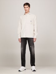Tommy Jeans Natural Relax Corduroy 100% Cotton Shirt - Image 4 of 9