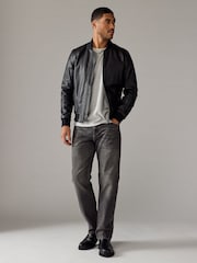 Grey Mid Straight Fit Vintage Wash Denim Jeans - Image 2 of 9