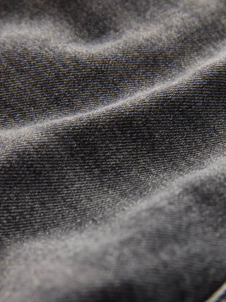 Grey Mid Straight Fit Vintage Wash Denim Jeans - Image 9 of 9