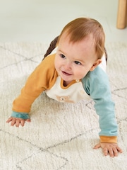 JoJo Maman Bébé Ecru Bear Sweatshirt & Cosy Trouser Baby Set - Image 10 of 10