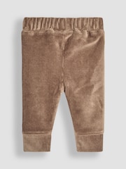 JoJo Maman Bébé Ecru Bear Sweatshirt & Cosy Trouser Baby Set - Image 5 of 10