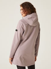 Regatta Purple Carisbrooke Waterproof Longline Softshell Jacket - Image 2 of 9