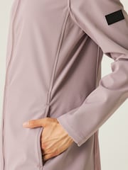 Regatta Purple Carisbrooke Waterproof Longline Softshell Jacket - Image 5 of 9