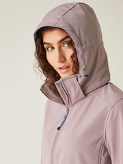 Regatta Purple Carisbrooke Waterproof Longline Softshell Jacket - Image 6 of 9