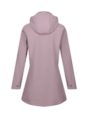 Regatta Purple Carisbrooke Waterproof Longline Softshell Jacket - Image 8 of 9