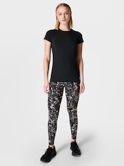 Sweaty Betty Black Athlete Seamless Workout T-Shirt - Image 3 of 8