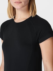 Sweaty Betty Black Athlete Seamless Workout T-Shirt - Image 4 of 8