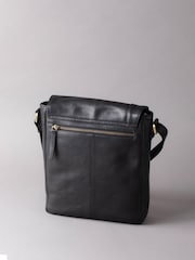 Lakeland Leather Black Medium Keswick Messenger Bag - Image 2 of 7