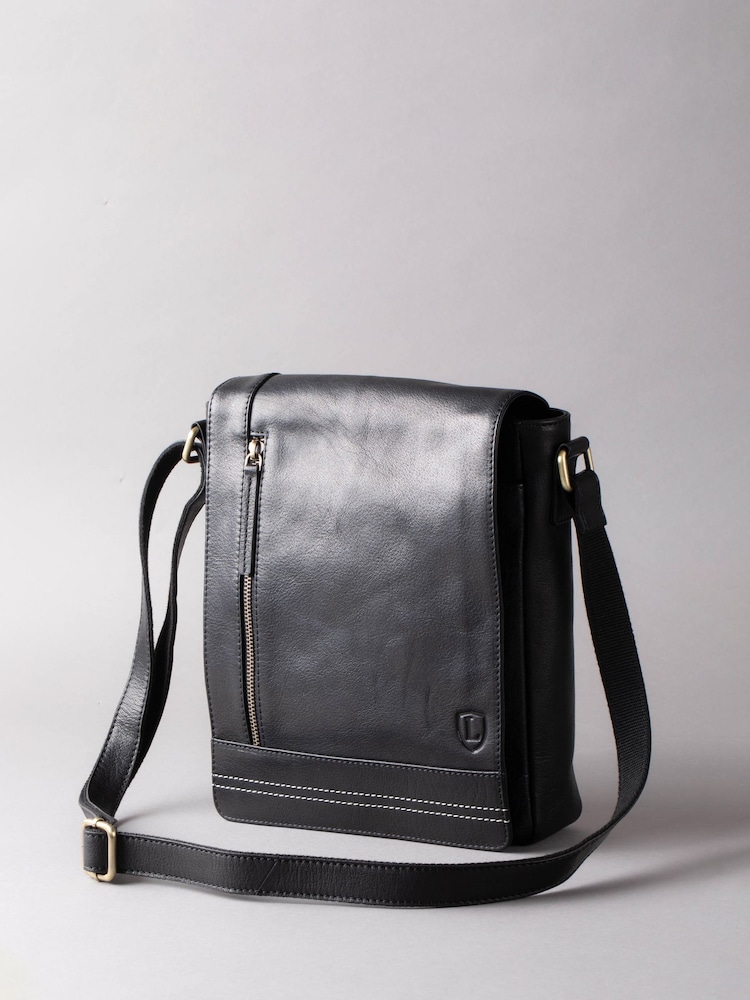Schwarz - Lakeland Leather – Keswick – mittelgroße Umhängetasche - Image 5 of 7