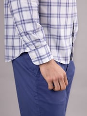Lakeland Leather Purple Clothing Warrick 100% Cotton Shirt - Image 7 of 7