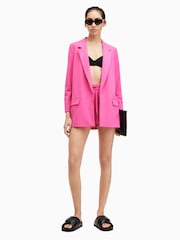 AllSaints Pink Aleida Tri Blazer - Image 4 of 7