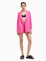 AllSaints Pink Aleida Tri Blazer - Image 5 of 7