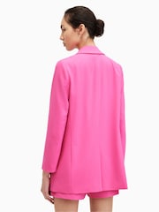AllSaints Pink Aleida Tri Blazer - Image 6 of 7