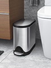 simplehuman Brushed Steel 10L Butterfly Pedal Bin - Image 2 of 5