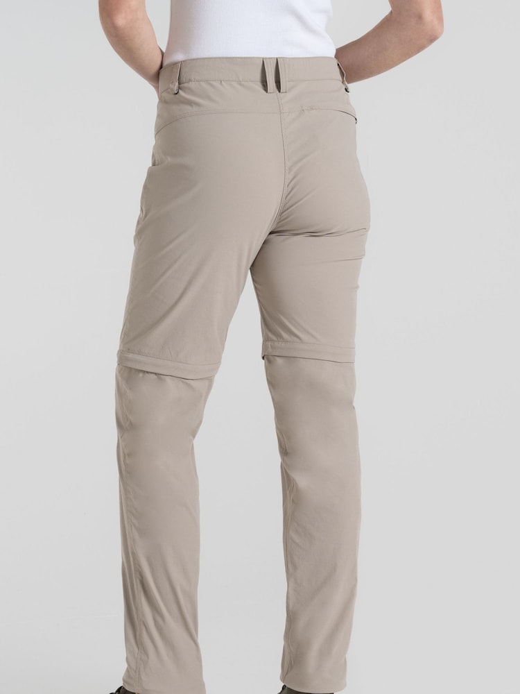 Craghoppers NosiLife PRO III Convertible Cream Trousers - Image 2 of 7