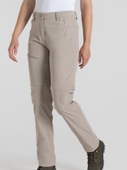 Craghoppers NosiLife PRO III Convertible Cream Trousers - Image 5 of 7