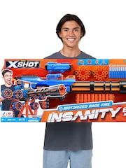 Zuru X-Shot Insanity Motorized Rage Fire Toy Gatling Gun - Image 3 of 6