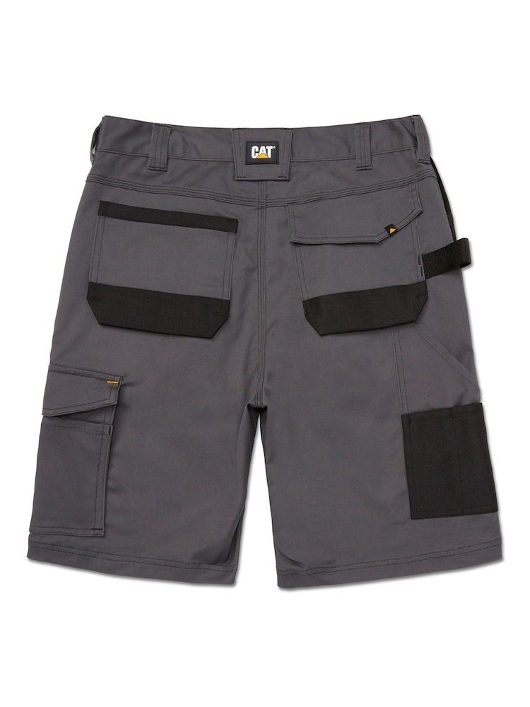 Caterpillar Grey Essential Stretch Holster Shorts - Image 5 of 5