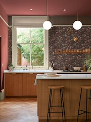 Graham & Brown Brown Flower Press 10M Wallpaper - Image 1 of 4