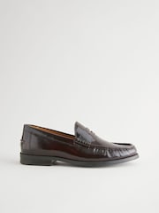 Burgundy Red Standard Fit Penny Loafers - Image 2 of 6