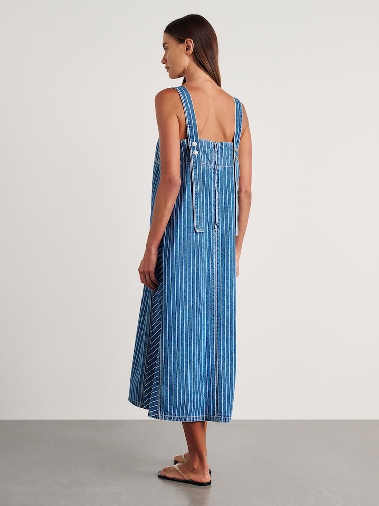 JAG Blue Carrie Pinafore Maxi Dress - Image 5 of 5 JAG Blue Carrie Pinafore Maxi Dress - Image 5 of 5