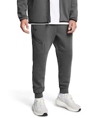 Under Armour Grey Unstoppable Fleece Joggers - Image 3 of 4