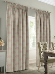 Sophie Allport Pink Red Vector Strawberry Made to Measure 100% Cotton Curtains - Image 2 of 6
