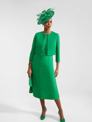 Hobbs Green Meera Dress - Image 3 of 4
