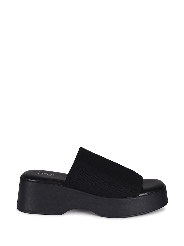 Chanclas con plataforma y tira elástica delantera Leela de Linzi - Imagen 2 de 4 Chanclas con plataforma y tira elástica delantera Leela de Linzi - Imagen 2 de 4