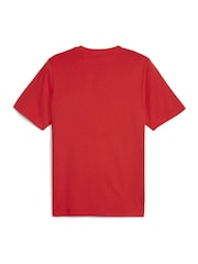 Puma Red Mens GRAPHICS Box 100% Cotton T-Shirt - Image 2 of 2