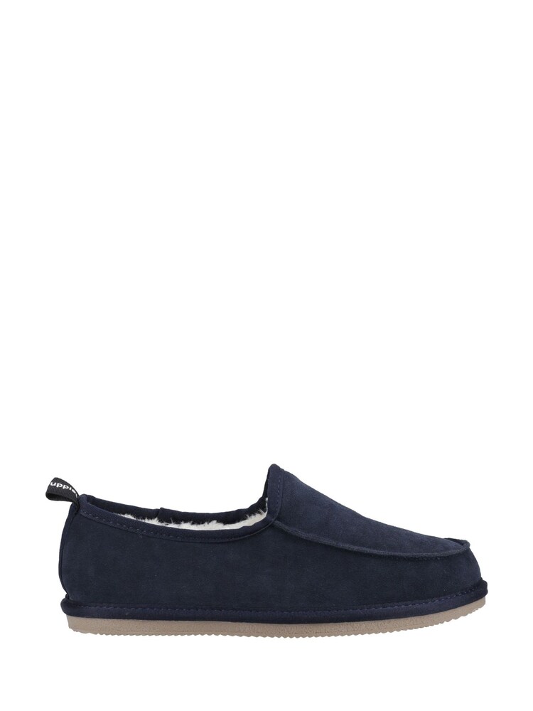 Niebieski - Hush Puppies Charles Brown Slippers - Image 1 of 4