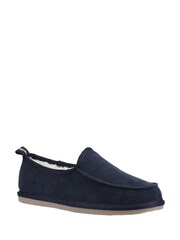 Niebieski - Hush Puppies Charles Brown Slippers - Image 2 of 4