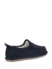 Niebieski - Hush Puppies Charles Brown Slippers - Image 3 of 4