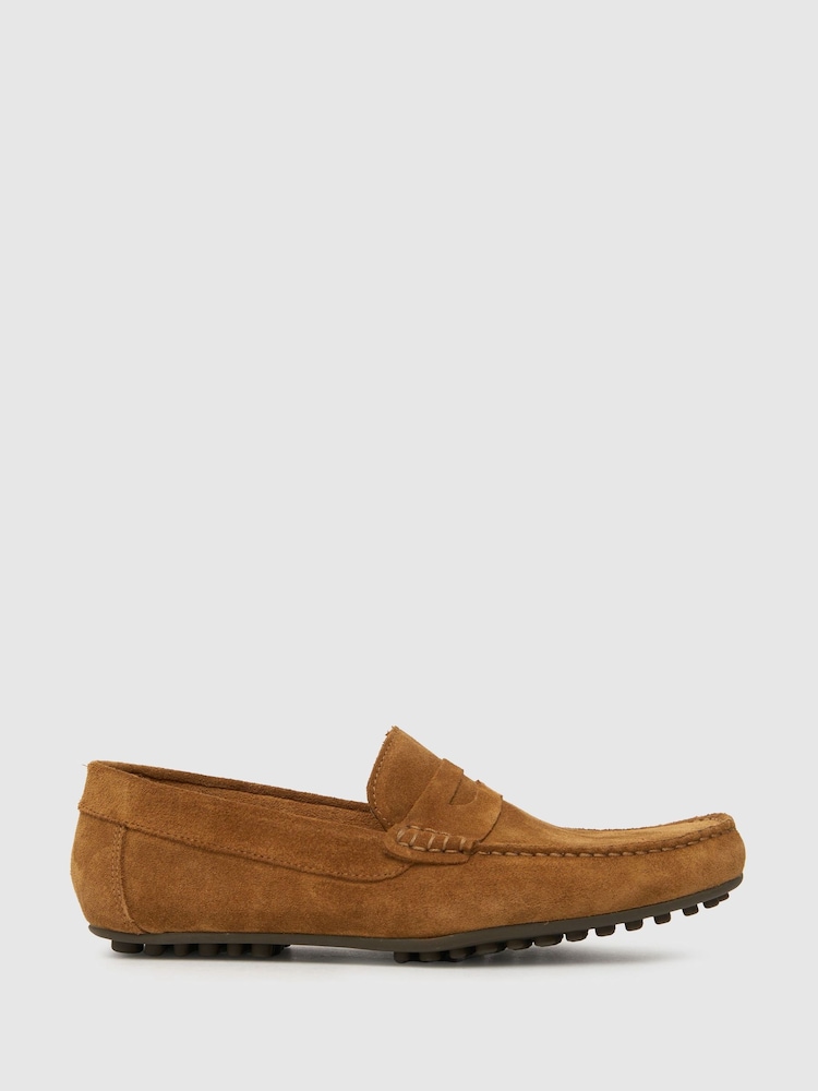 Schuh Russel Suede Driver Shoes - Image 1 of 4 Schuh Russel Suede Driver Shoes - Image 1 of 4
