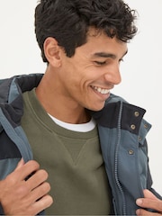 FatFace Banff Dark Blue Ultimate Coat - Image 6 of 7