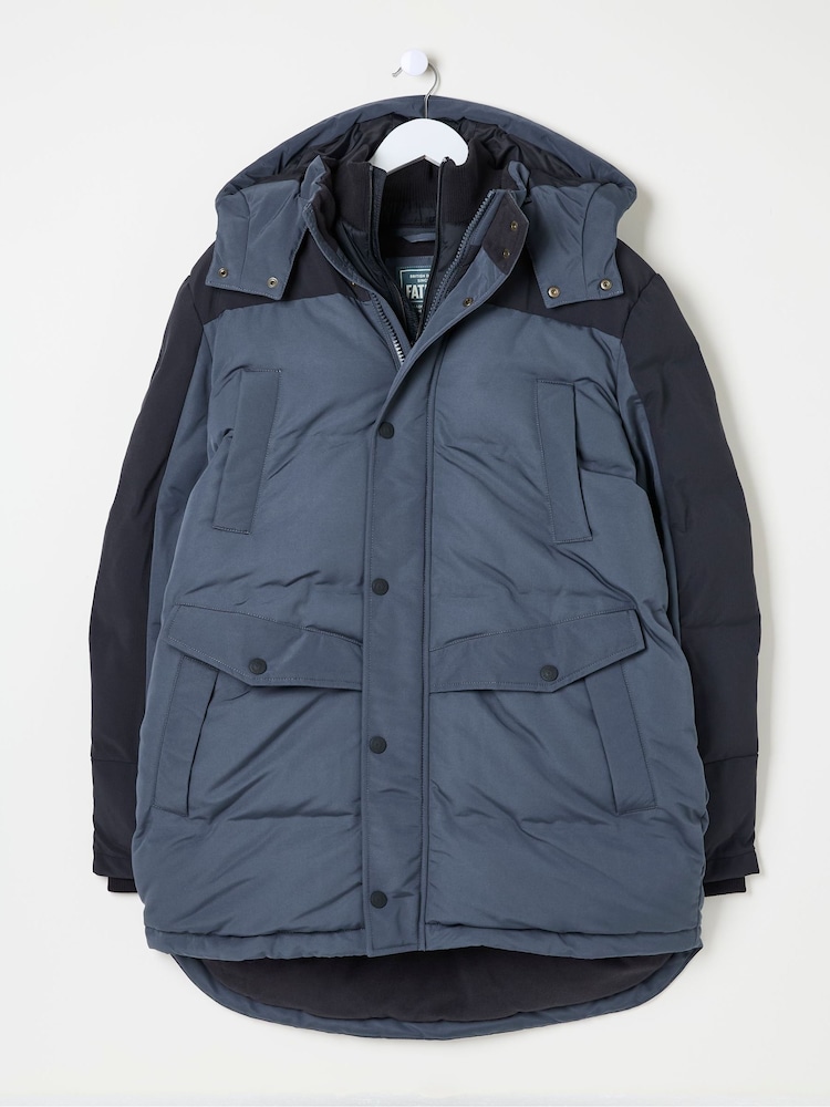FatFace Banff Dark Blue Ultimate Coat - Image 7 of 7 FatFace Banff Dark Blue Ultimate Coat - Image 7 of 7