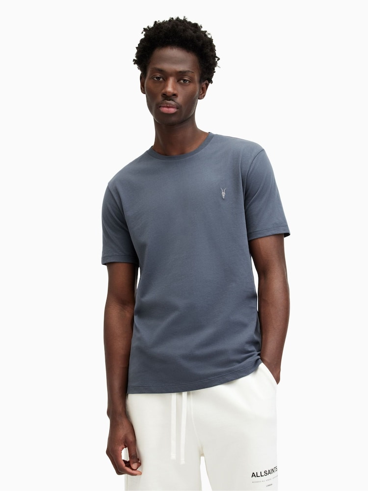 Allsaints Brace kratek rokav; s kratkimi rokavi Crew Neck majica 3 Pack - Slika 2 iz 7