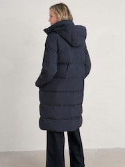 Seasalt Cornwall Ink Black Petite Holywell Bay Waterproof Coat - Image 2 of 11