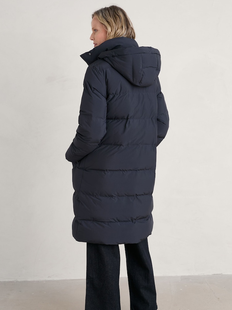 Seasalt Cornwall Ink Black Petite Holywell Bay Waterproof Coat - Image 2 of 11