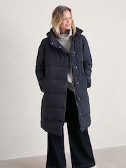 Seasalt Cornwall Ink Black Petite Holywell Bay Waterproof Coat - Image 3 of 11